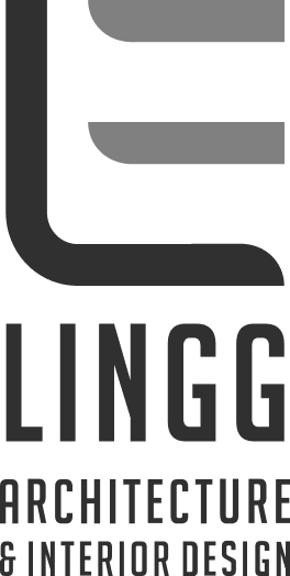 Logo de Lingg Architecture en color negro